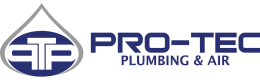 Pro-Tec Plumbing & Air logo on transparent background